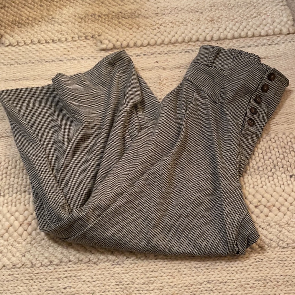 Herringbone Kulot Pants from Anthropologie. S - Picture 3 of 5